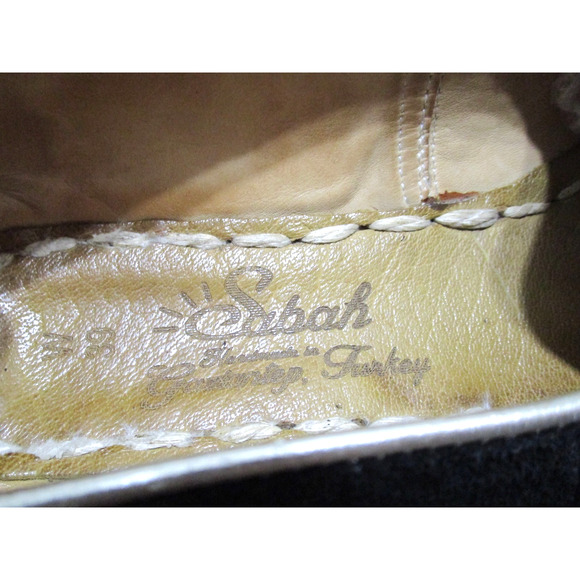 Sabah Handmade in Turkey Black Suede Slip On Loafer Flats Shoes Women 7.5US/39EU - Picture 8 of 8